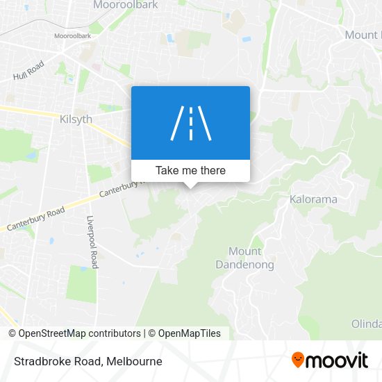 Stradbroke Road map