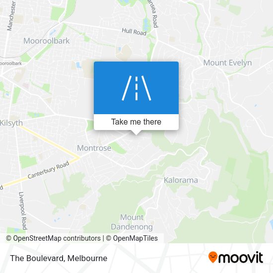 The Boulevard map