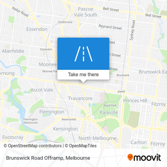 Brunswick Road Offramp map