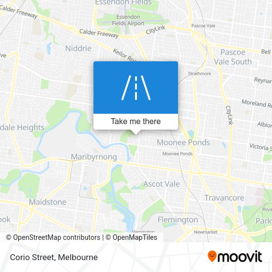 Corio Street map