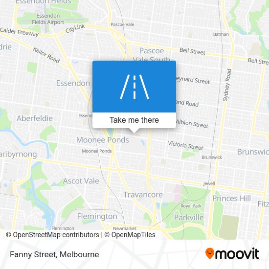 Fanny Street map