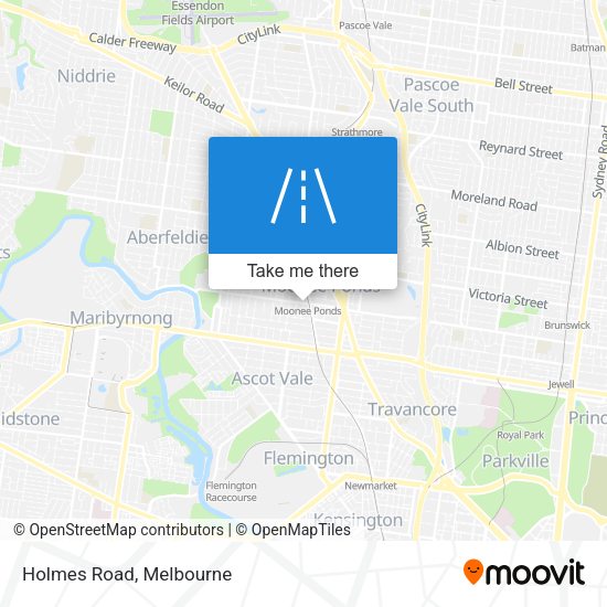 Holmes Road map