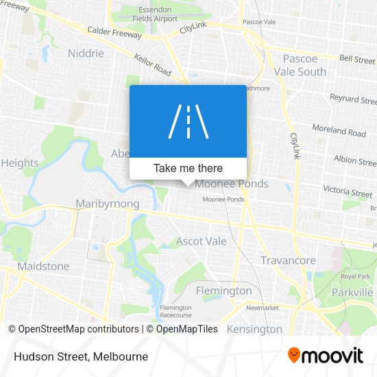 Hudson Street map