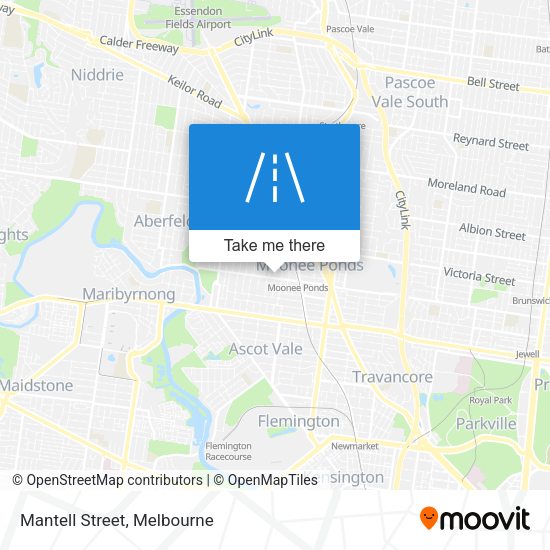 Mantell Street map