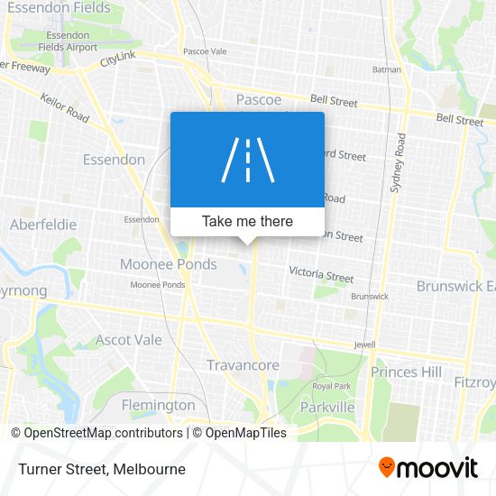 Turner Street map