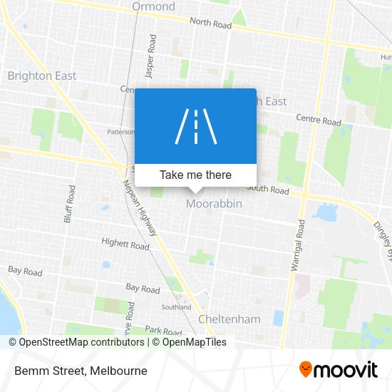 Bemm Street map