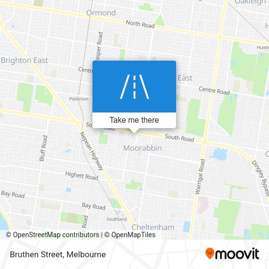 Bruthen Street map