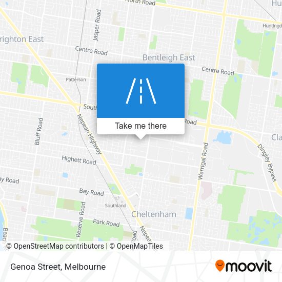 Genoa Street map