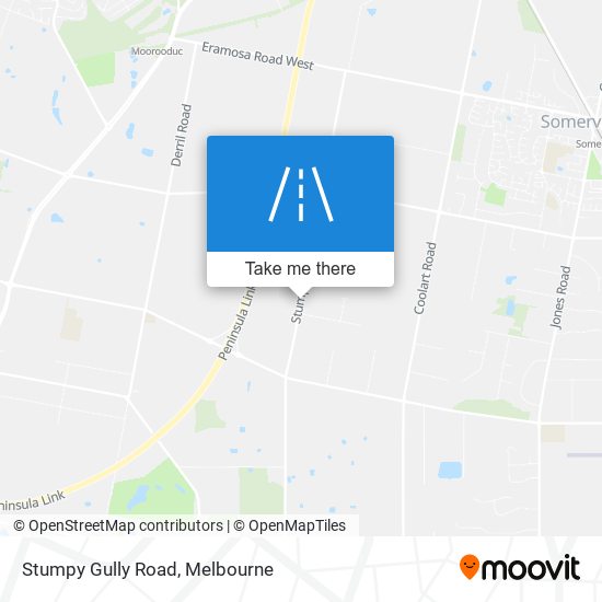 Stumpy Gully Road map