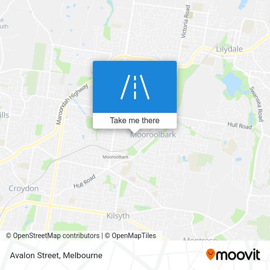 Avalon Street map
