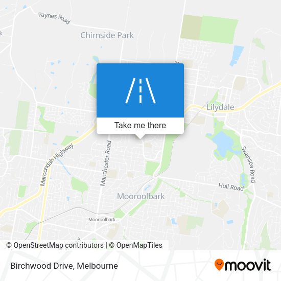 Birchwood Drive map