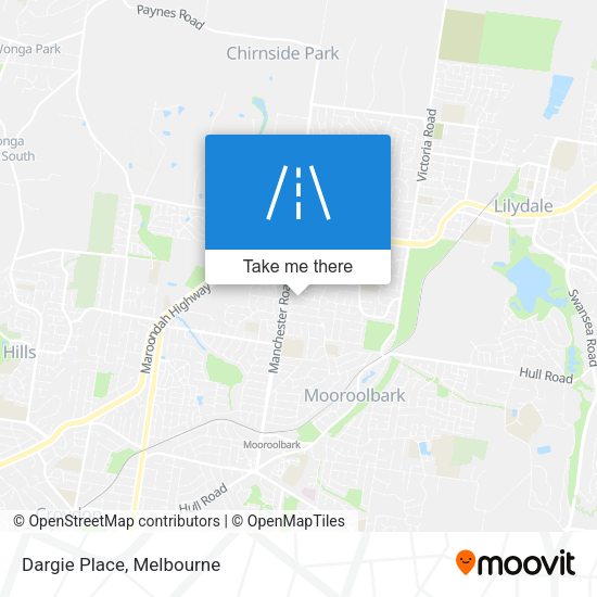 Dargie Place map