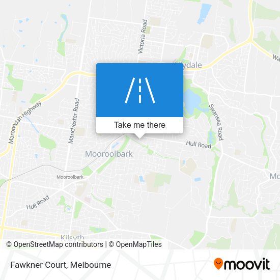 Fawkner Court map