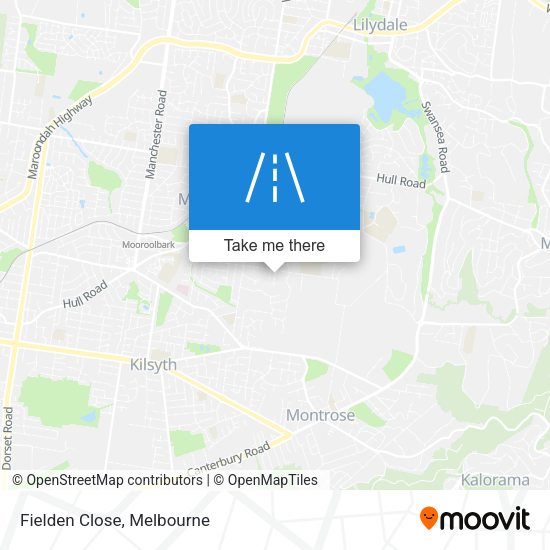 Fielden Close map