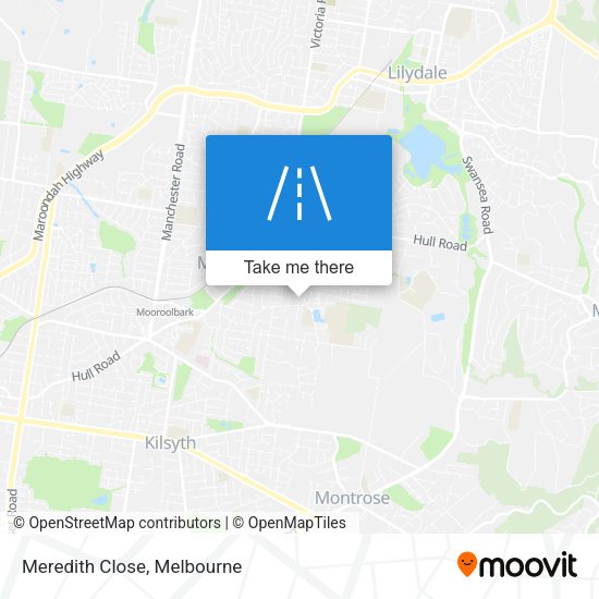 Meredith Close map
