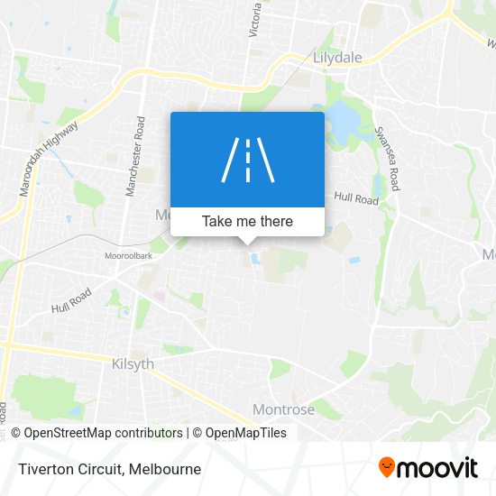 Tiverton Circuit map