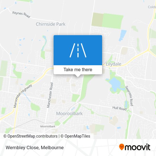 Wembley Close map
