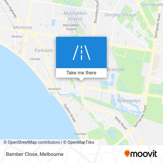 Bamber Close map