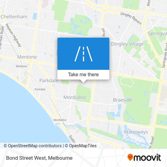 Bond Street West map