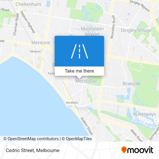 Cedric Street map