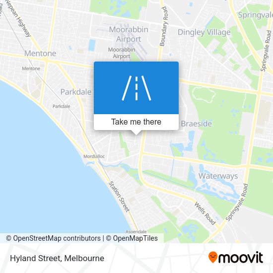 Hyland Street map