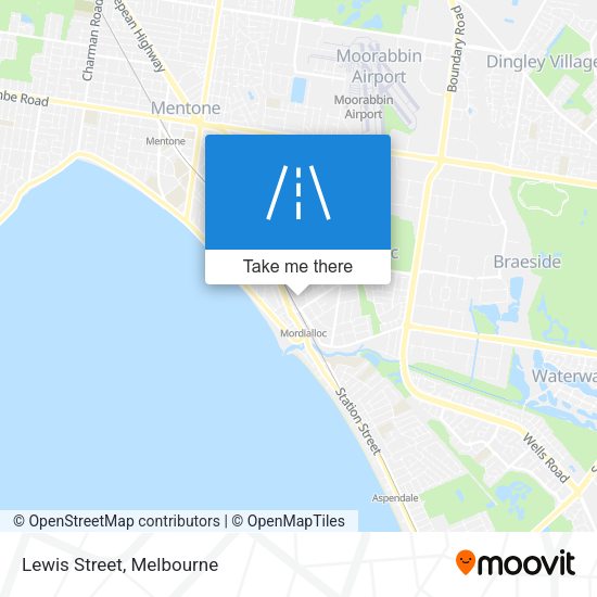 Lewis Street map