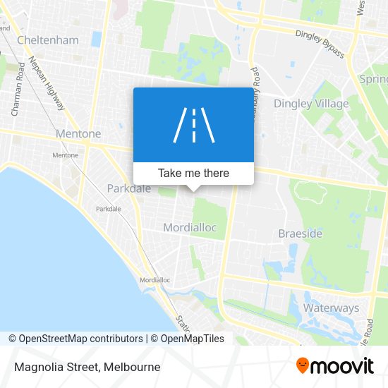 Magnolia Street map