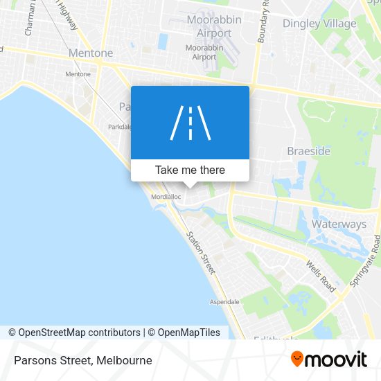 Parsons Street map