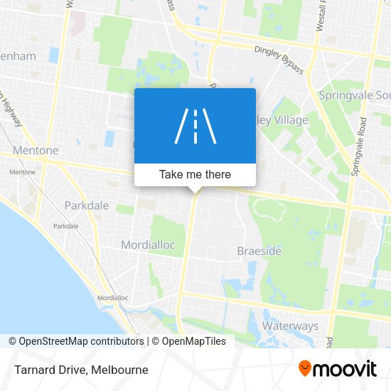 Tarnard Drive map
