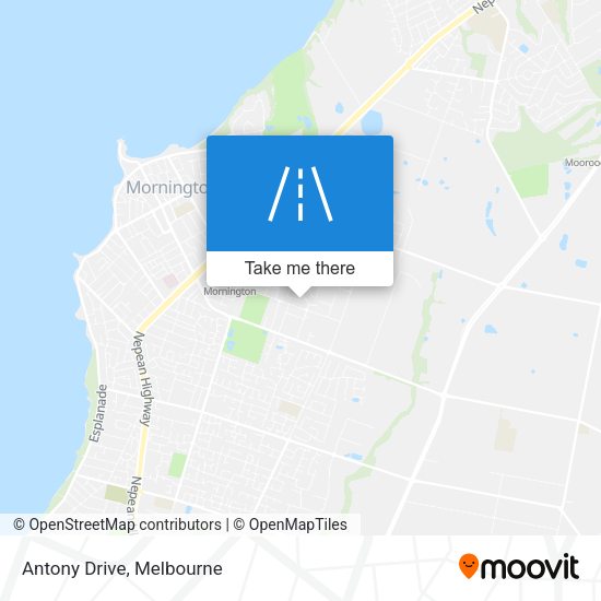 Antony Drive map