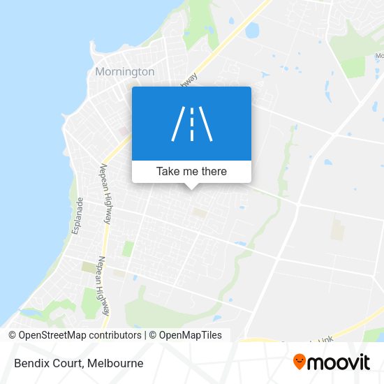 Bendix Court map