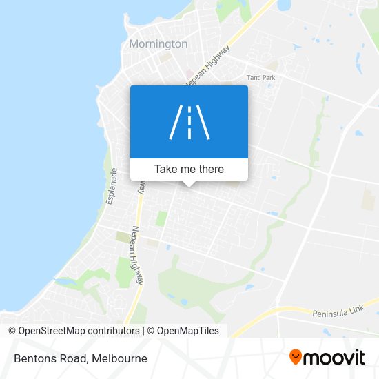 Bentons Road map