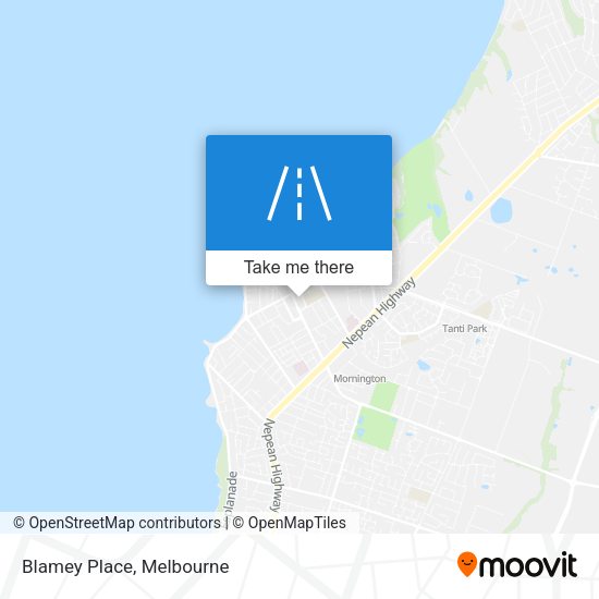 Blamey Place map