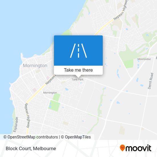 Block Court map