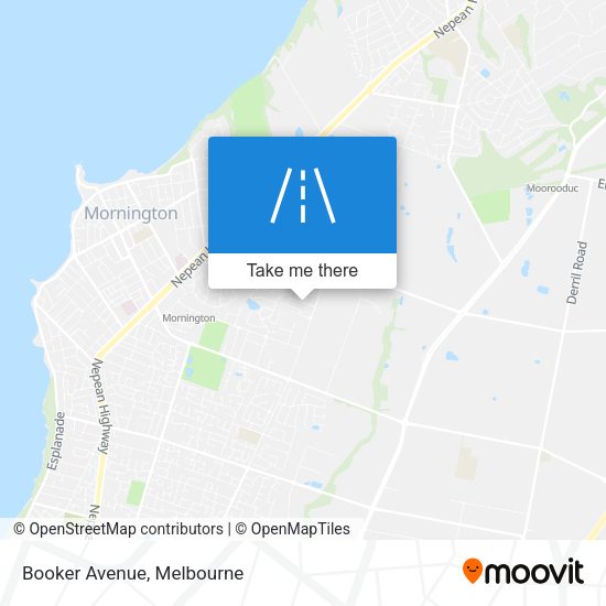 Booker Avenue map