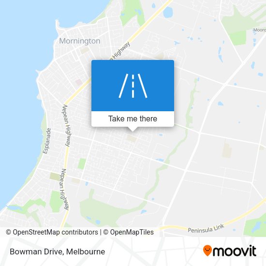 Bowman Drive map