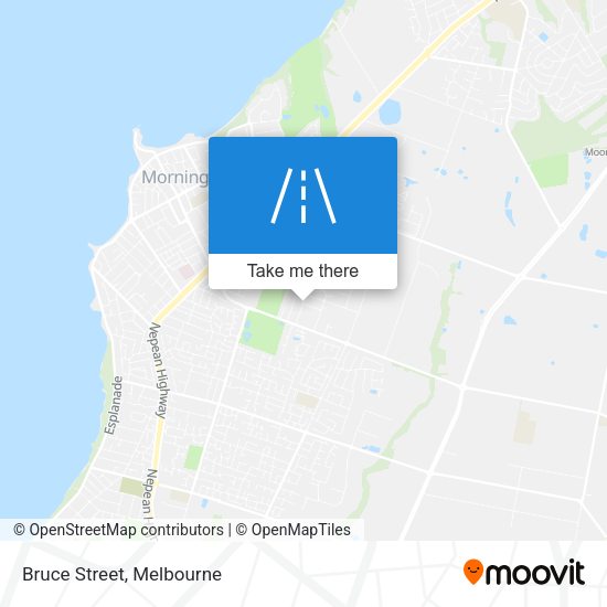 Bruce Street map