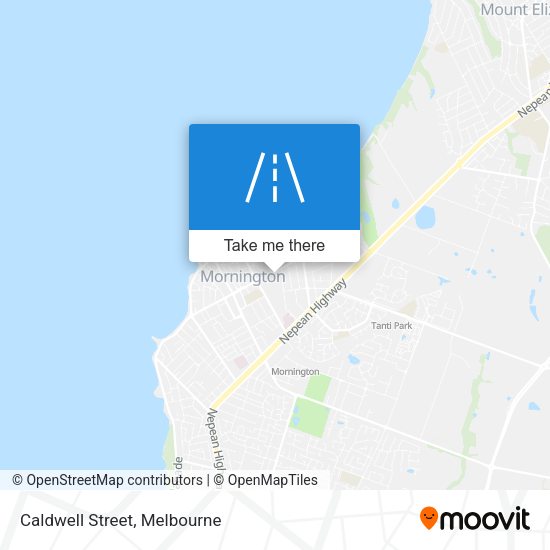 Caldwell Street map