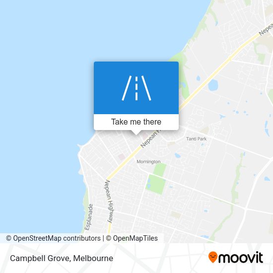 Campbell Grove map