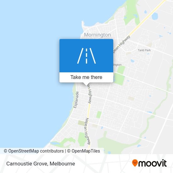 Carnoustie Grove map