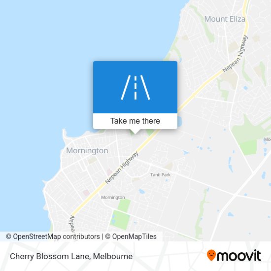 Cherry Blossom Lane map
