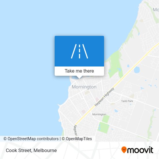 Cook Street map