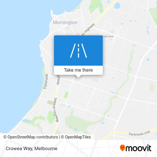 Crowea Way map