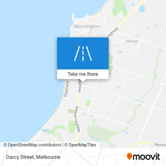 Darcy Street map