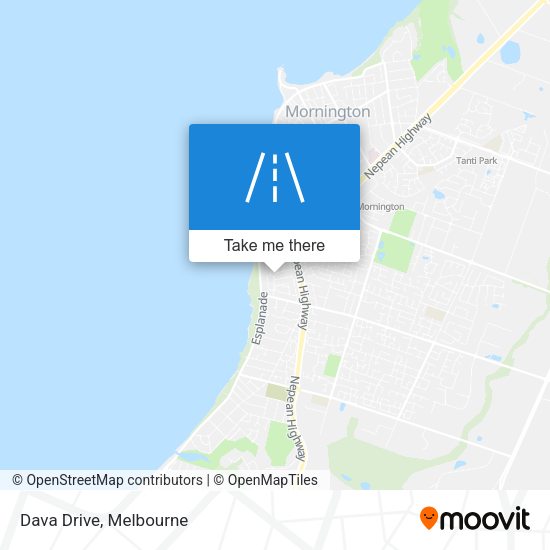 Dava Drive map