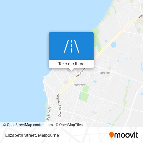 Elizabeth Street map