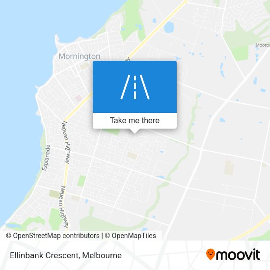 Ellinbank Crescent map