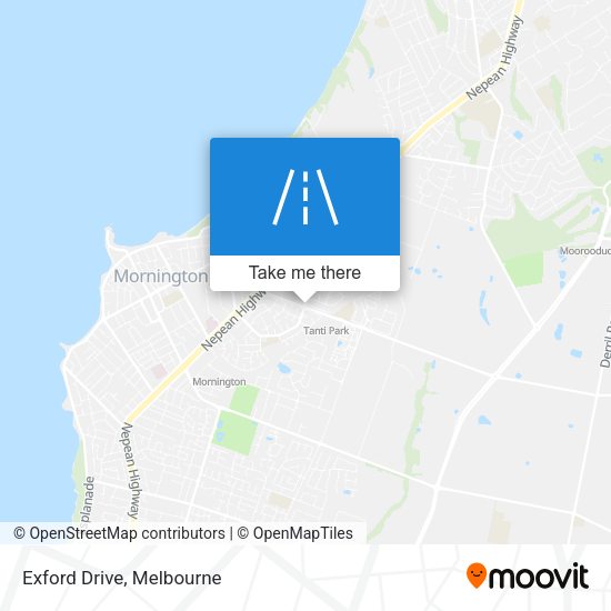 Exford Drive map