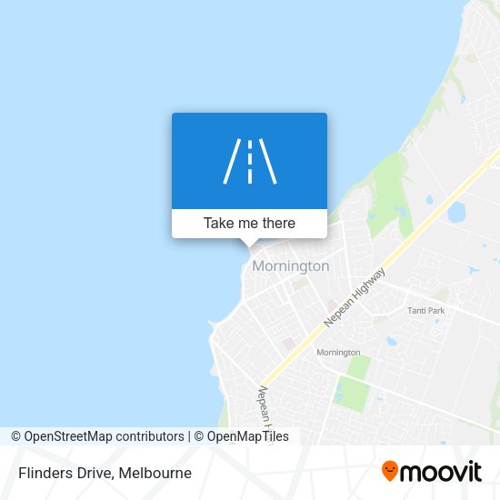Flinders Drive map