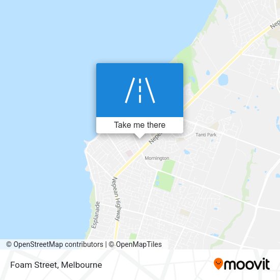 Foam Street map